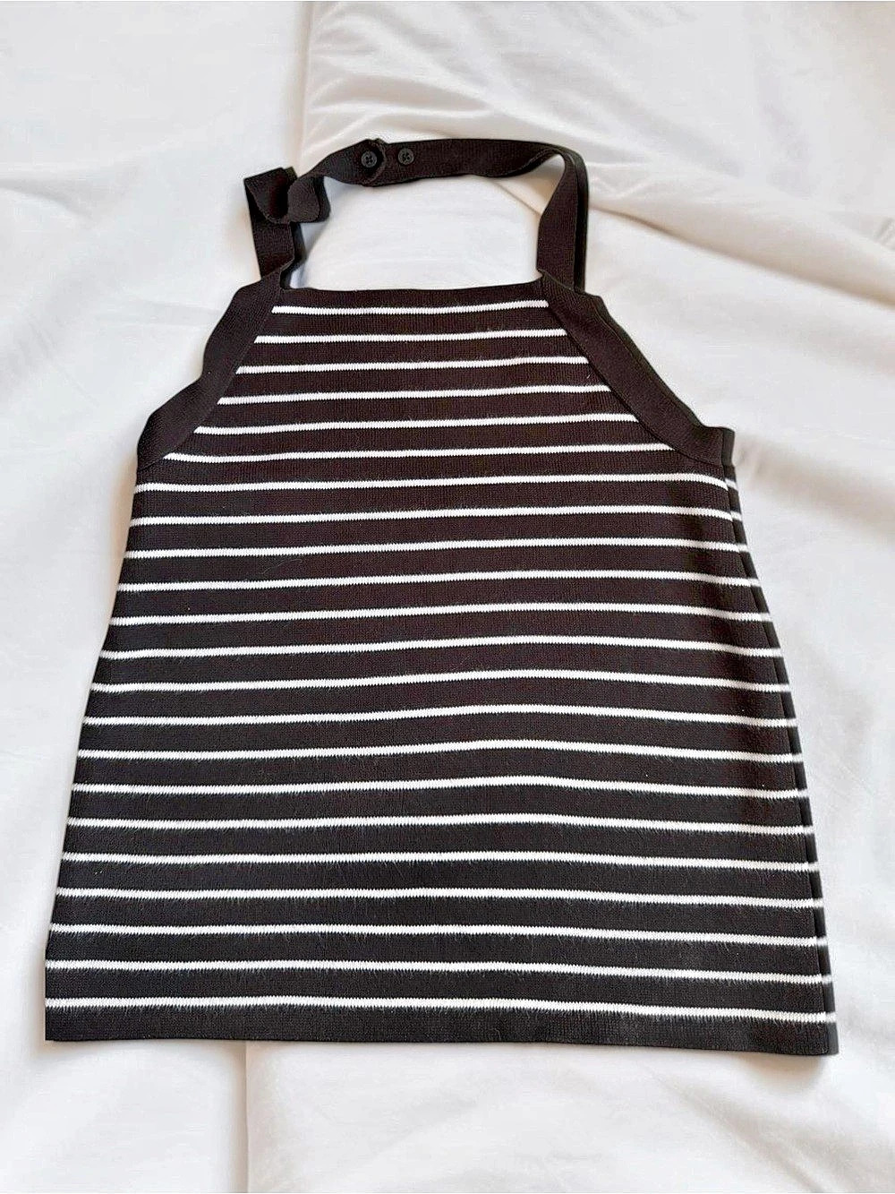 Lauren Ralph Lauren Striped Cotton Tank Top Size Small